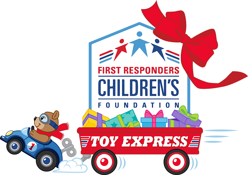 The First Responders Children’s foundation Toy Express will deliver free toys & masks to first responder families and first responder agencies nationwide